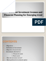 Different Investment Avenues and Financial Planning For Emerging