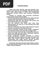 Program Dinamis Riset Operasi