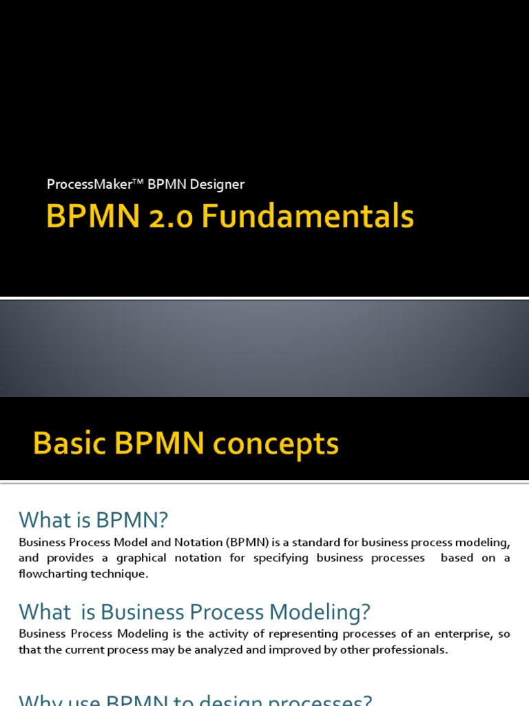 BPMN 2.0 Fundamentals | PDF | Business Process | Conceptual Model