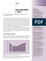 Trends in World Military Expenditure, 2012