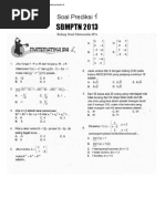 Download Soal Prediksi 1 SBMPTN 2013 - Matematika IPA Plus Kunci Jawaban by Abrizen Duha Perbangga SN135535754 doc pdf