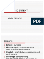 Strategic Intent PDF