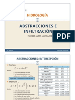 Hidrologia Abstracciones e Infiltracion