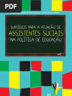 “Subsídios para a atuação de assistentes sociais na Política de Educação”