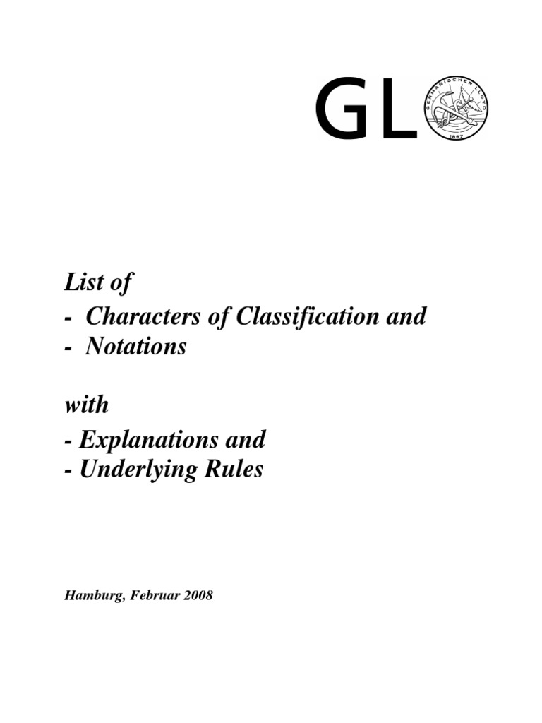 Gl Class Notations Table Ships Oil Tanker