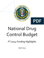 Fy 2014 Drug Control Budget Highlights 3