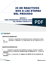 MANEJO DE REACTIVOS SESION 1 Chancado-Molienda.pptx