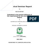 A Technical Seminar Report