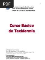 Apostila Taxidermia de Aves