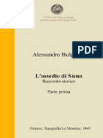A. Bulgarini – L’assedio di Siena – Parte prima
