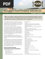 Download Monsantos Seed Company Subsidiaries by Food and Water Watch SN135569614 doc pdf
