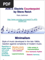 Electric Counterpoint Revision Powerpoint