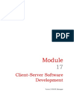 Client-Server Software Development: Version 2 CSE IIT, Kharagpur