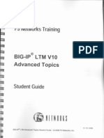 F5 Big-IP LTM v10 Advanced Topics - Student Guide