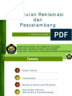 Reklamasi Dan Pascatambang