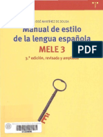 Delgado Lopez-Cozar, E Presentacion en Martinez de Sousa, J Manual de Estilo de La Lengua Espannola