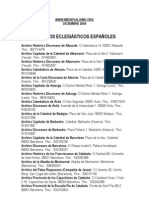 Archivos Eclesiasticos Españoles PDF
