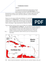 Carib Studies Location of The Caribbean