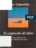 Lipovetsky El Crepusculo Del Deber (1)