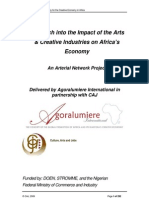 Collation of Research on the Impact of Art, Culture and Creative Industries in Africa
