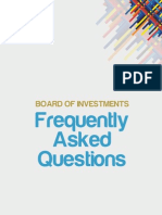 Philippine Bureau of Investment FAQ in English