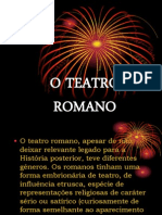 o Teatro Romano