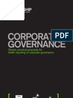 Simple, practical proposals for better reporting of corporate governance