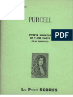 Twelve Sonatas of Three Parts Henry Purcell