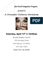 Domestic Violence Workshop