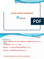 Curso lucha contra incendios y primeros auxilios