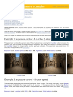 Vrayphysicalcamera Examples: Example 1: Exposure Control - F-Number (F-Stop)