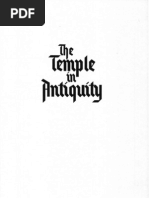 The Temple in Antiquity - Ancient Records and Modern Perspectives