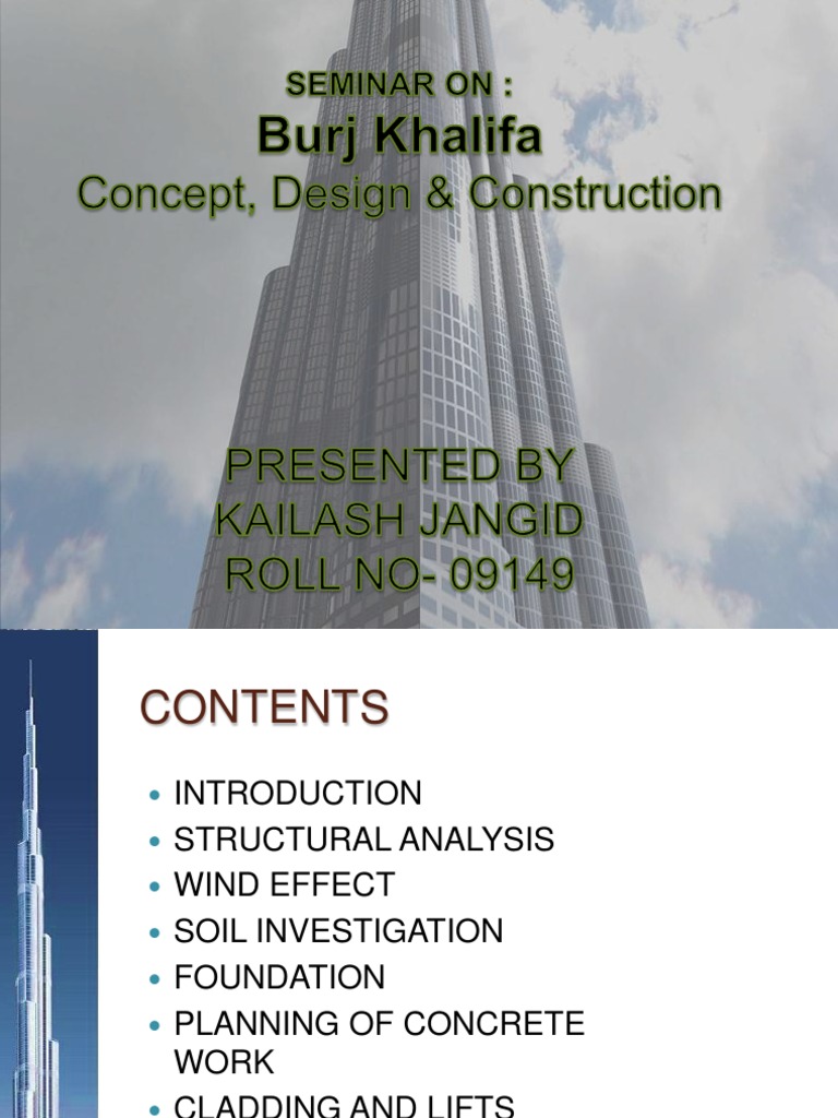 burj khalifa | Concrete | Deep Foundation