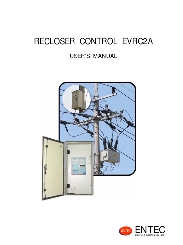 Entec EVRC2A Recloser User Manual | PDF | Ac Power | Relay