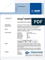 Chemicals Zetag DATA Inverse Emulsions Zetag 8848 FS - 0410