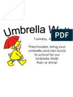 Umbrella Walk Sign For Blog