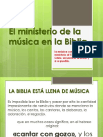 El Ministerio de La Música en La Biblia