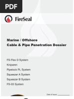 Marine-Offshore Cable & Pipe Penetration Dossier