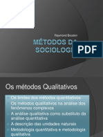 Métodos Da Sociologia