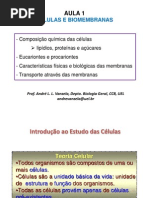 Aula 1 - Estudo das células e Biomembranas.ppt