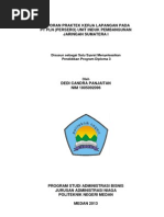 Download Laporan Praktek Kerja Lapangan Pada PT PLN Persero UIP RING SUM I  by Dedi Panjaitan SN135678308 doc pdf