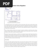 Controlled Transistor Series Regulator