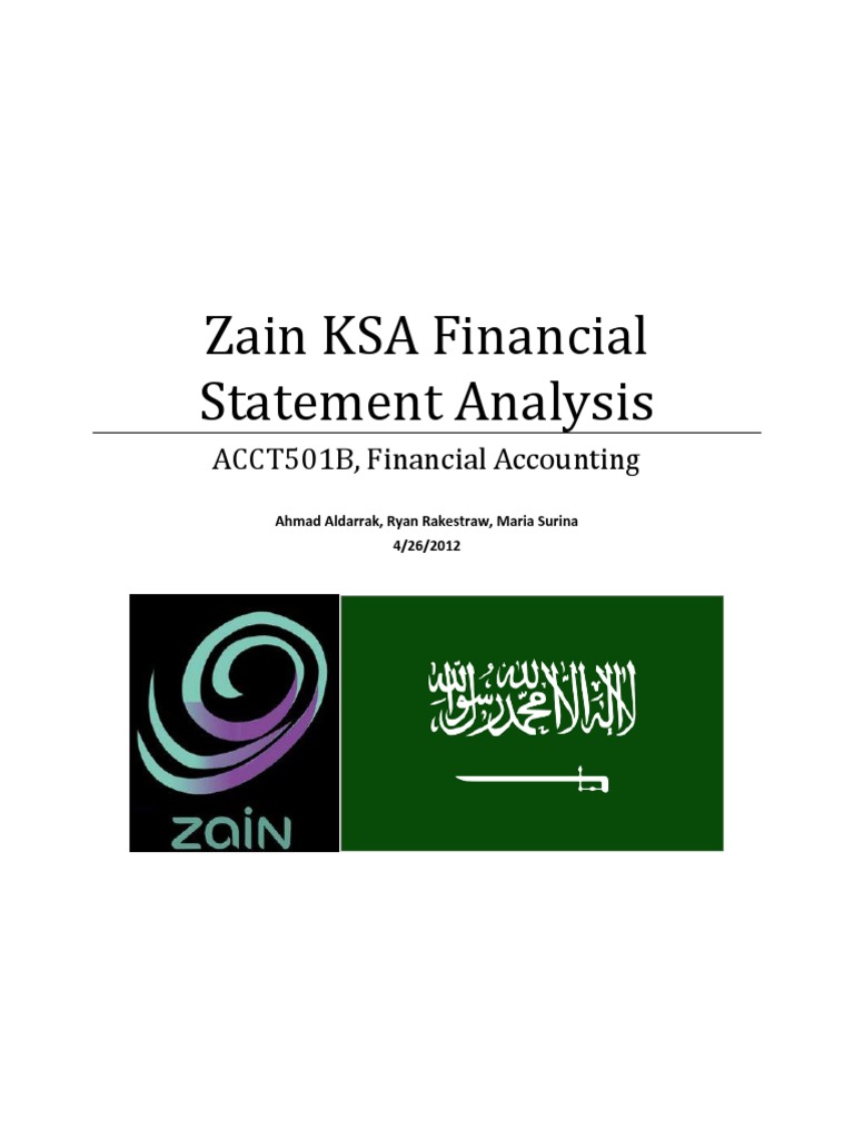 Zain Analysis Report PDF Deferral Refinancing