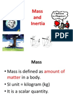 2.3 Mass and Inertia