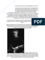 Biografía de una vida victoriosa M. Curie