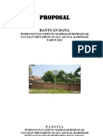 Proposal Pembangunan Madrasah Ibtida'iyah