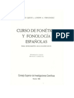 Curso de fonética y fonología españolas Quilis