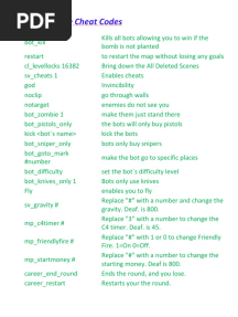 Counter Strike 1.6 Cheats