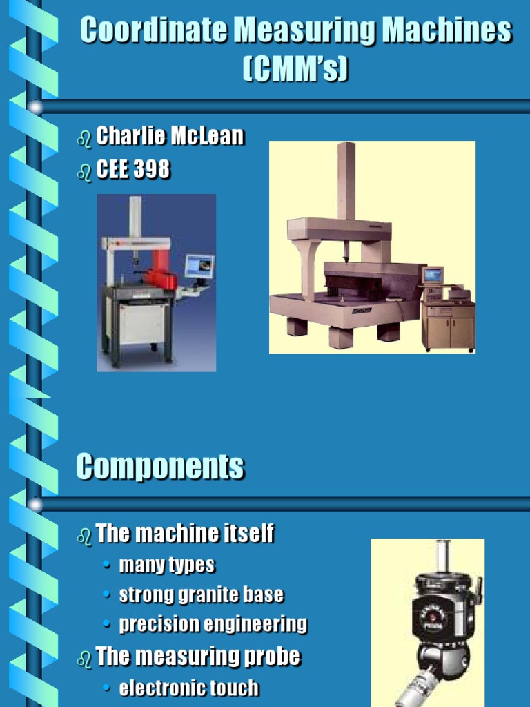 Overview of Coordinate Measuring Machines | PDF