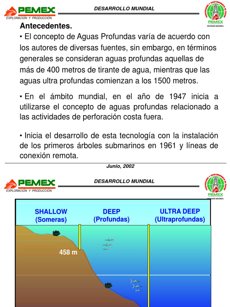 Aguas Profundas y Ultraprofundas en México | PDF | Tornillo | Science